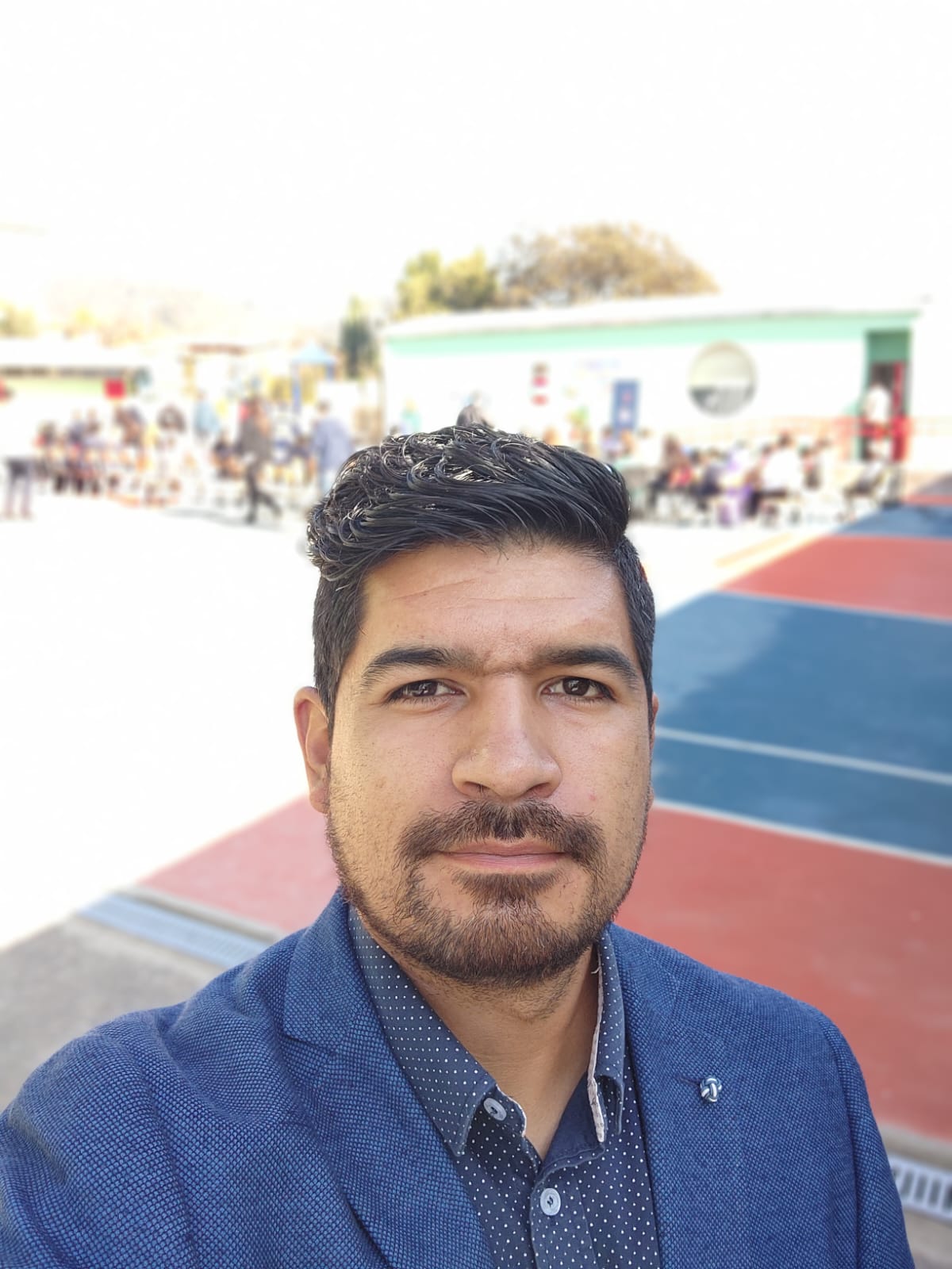 Daniel Borbarán, director subrogante de la escuela Juan Wacquez Mourfin de Valparaíso
