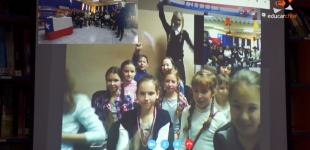 Estudiantes chilenos sostienen videoconferencia intercultural con un curso de Rusia