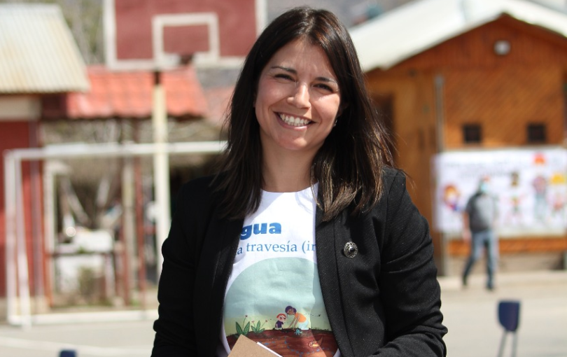 Sofía Vargas, directora del proyecto y autora del libro: Agua Una travesía (in)finita