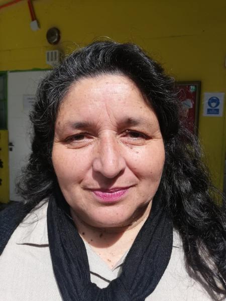 Patricia Barría, directora de la Escuela Básica Teniente Serrano