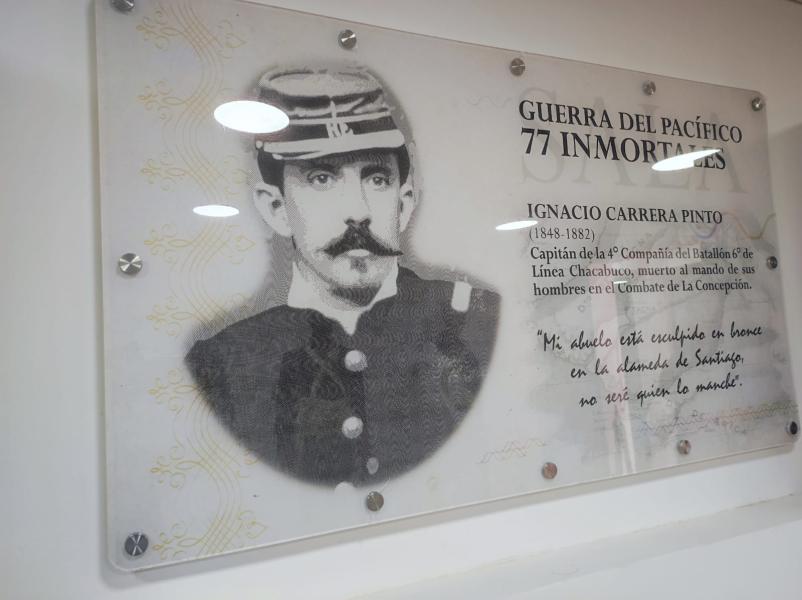 Museo José Miguel Carrera del Liceo Politécnico San Luis de la comuna de San Miguel